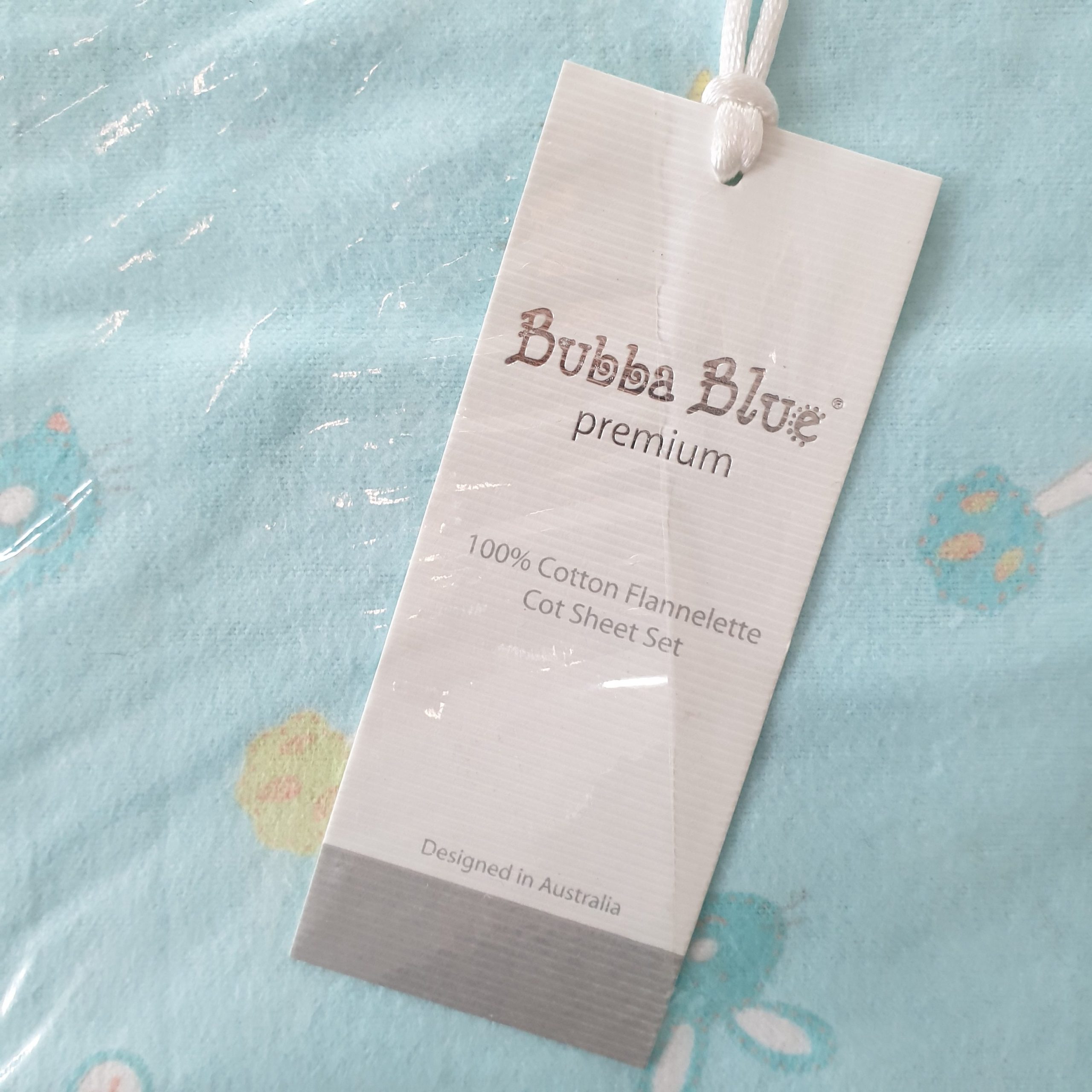 Bubba Blue - Fitted Cotton Sheet - Little Marley