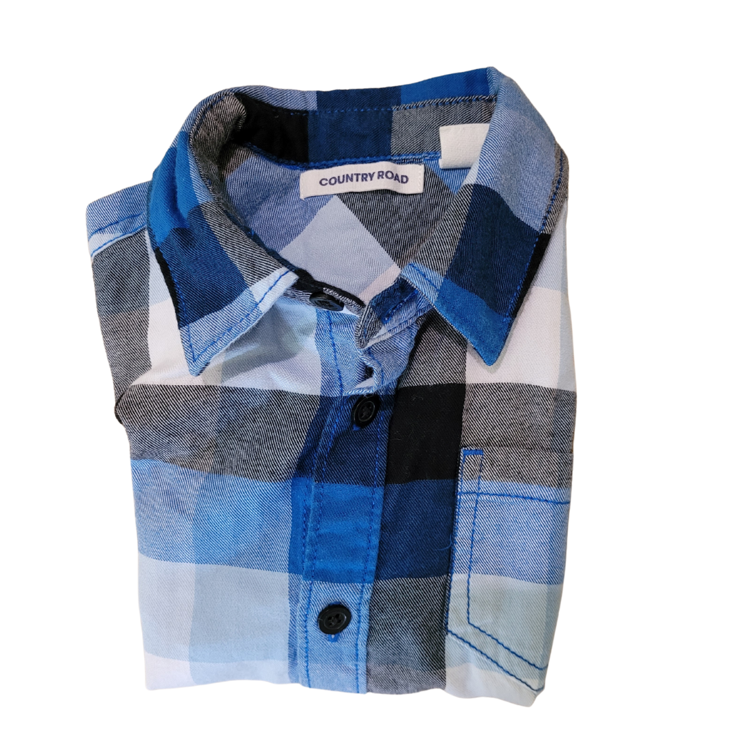 0 Country Road Check Shirt - Little Marley